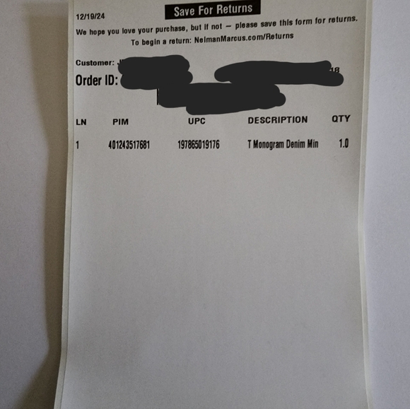 Tory Burch T Monogram Mini Denim Tote Bag - Picture 17 of 17